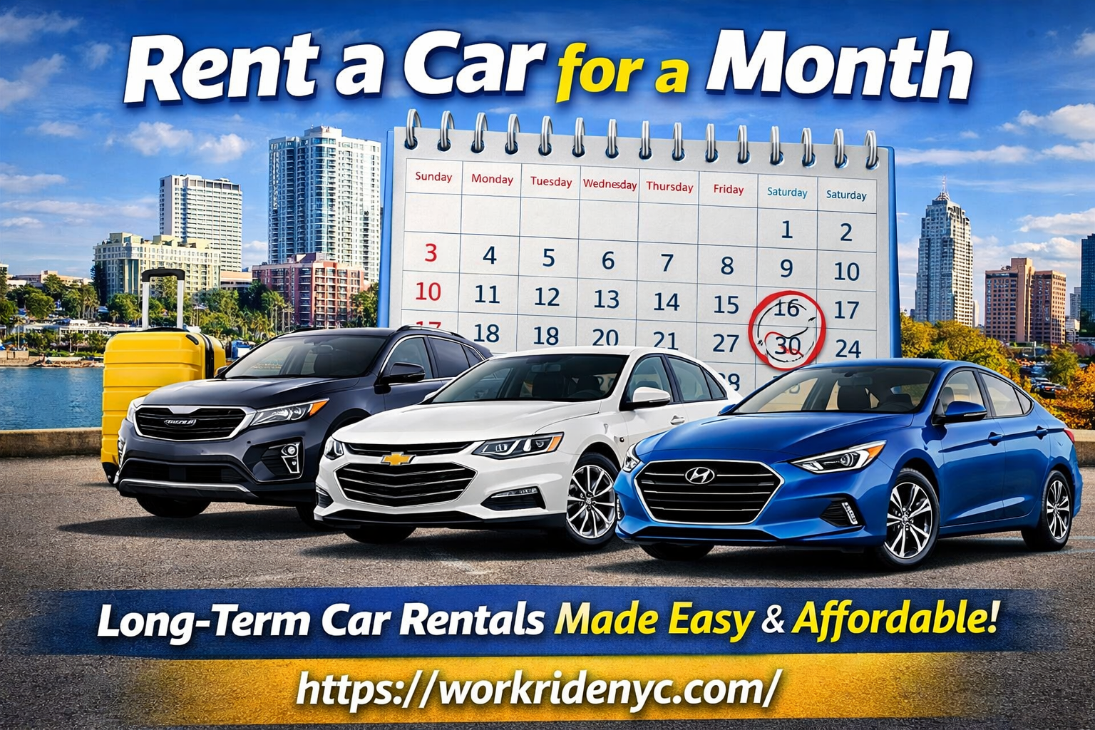 Rent Car For a Month