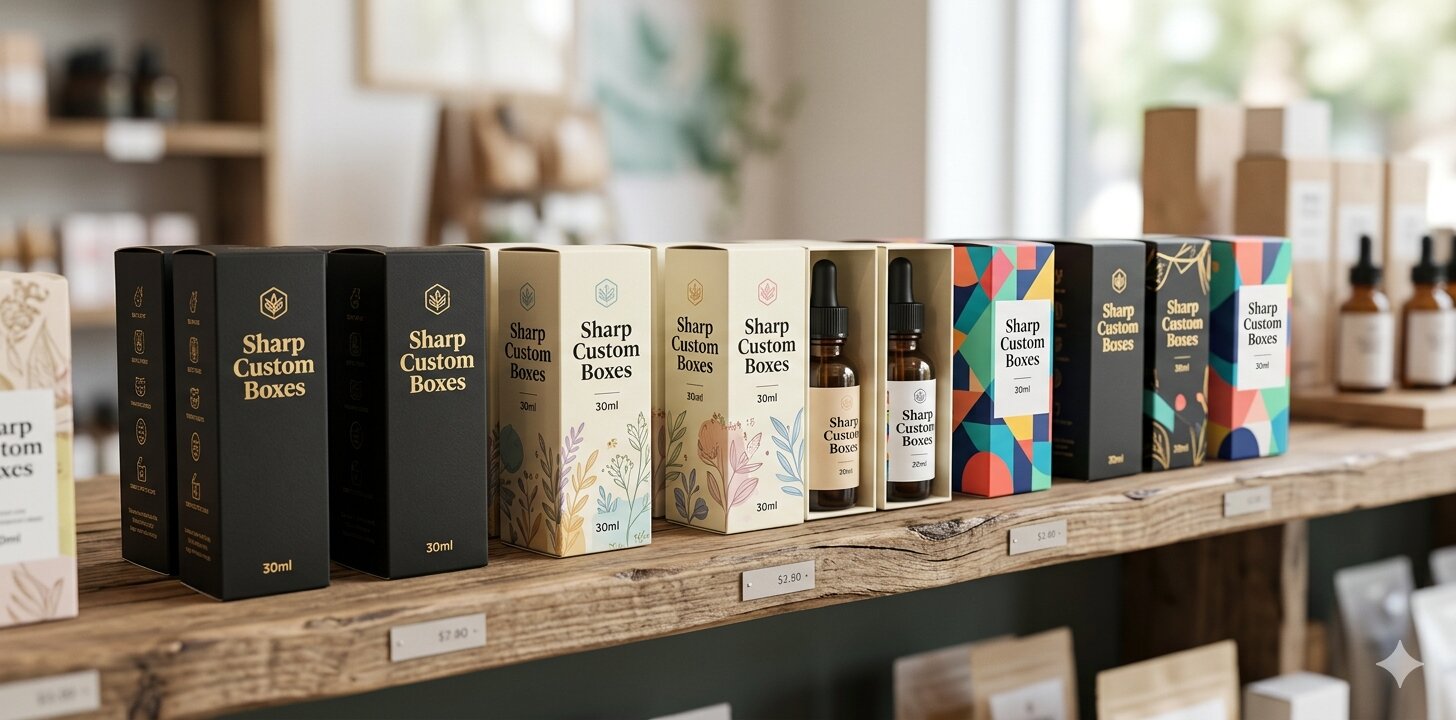 Custom 30ml Bottle Boxes