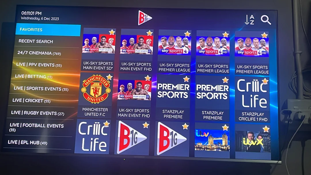 B1G UK IPTV